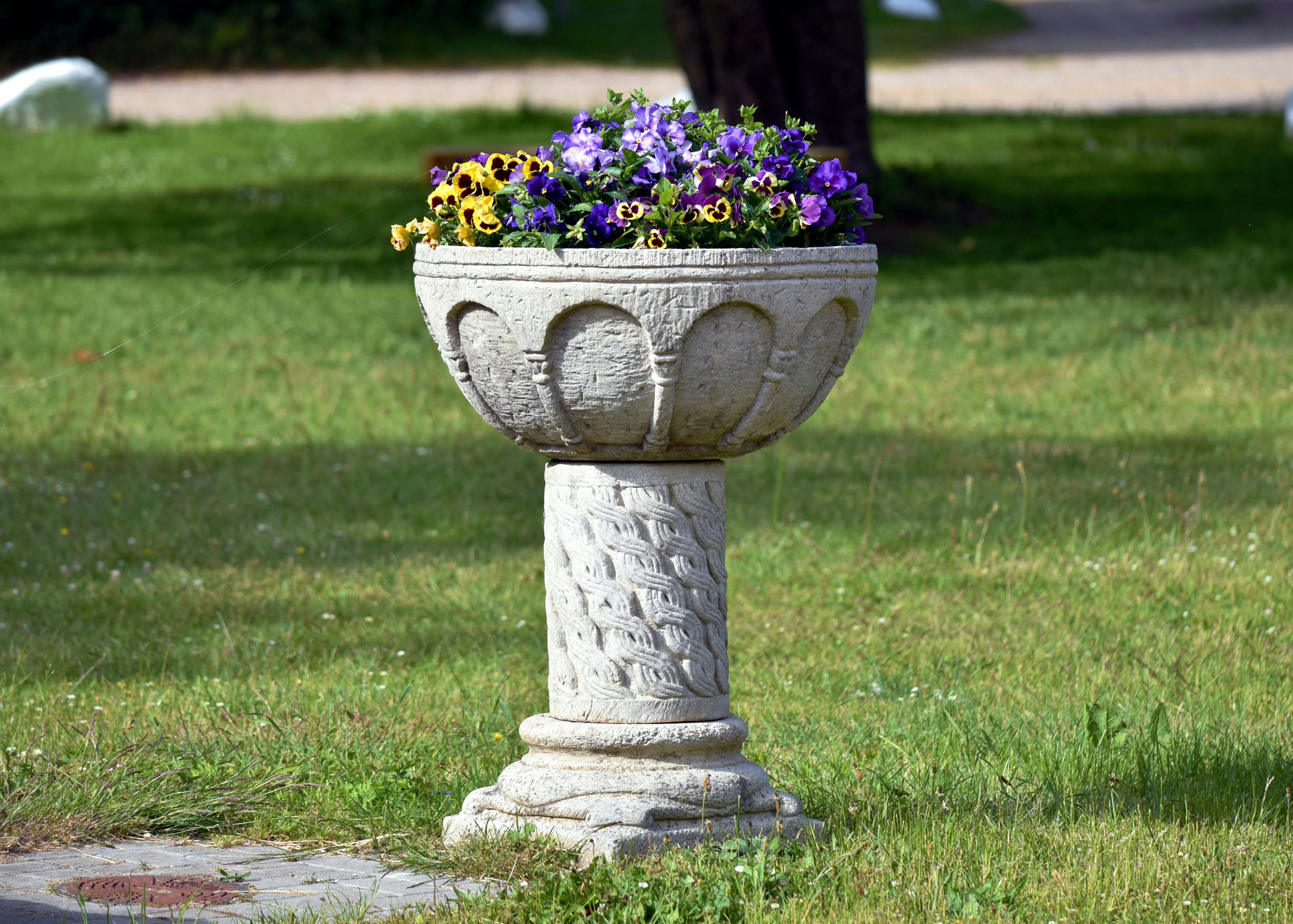 Concrete pot
